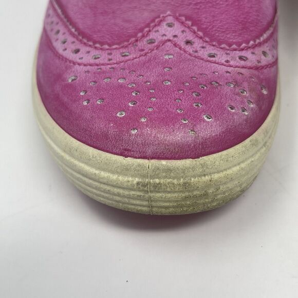 Ecco Hybrid 2 Spikeless Golf Shoes Womens 6 - 6.5 EU 37 Pink Leather Wingtip - Picture 6 of 16
